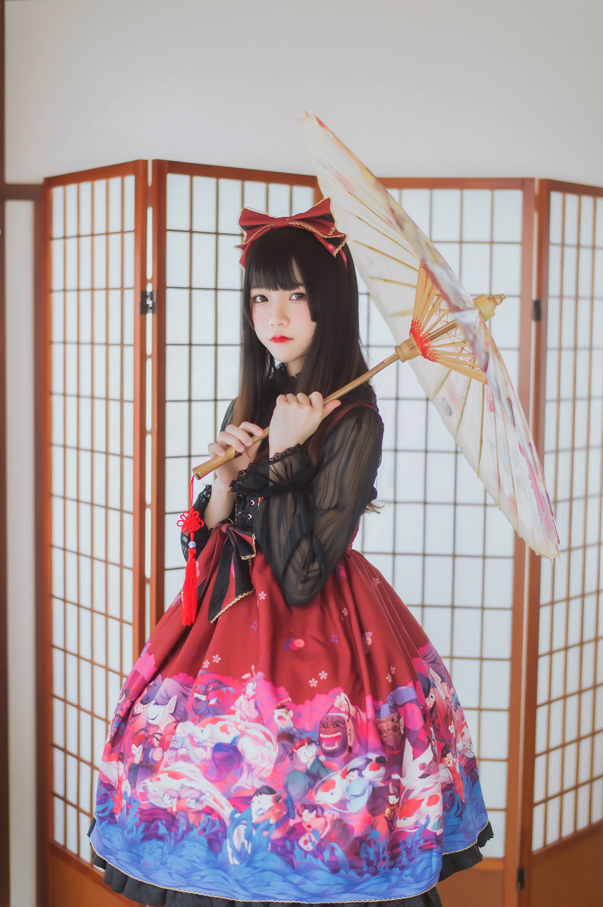 桜桃喵 - NO.030 和风lolita 1