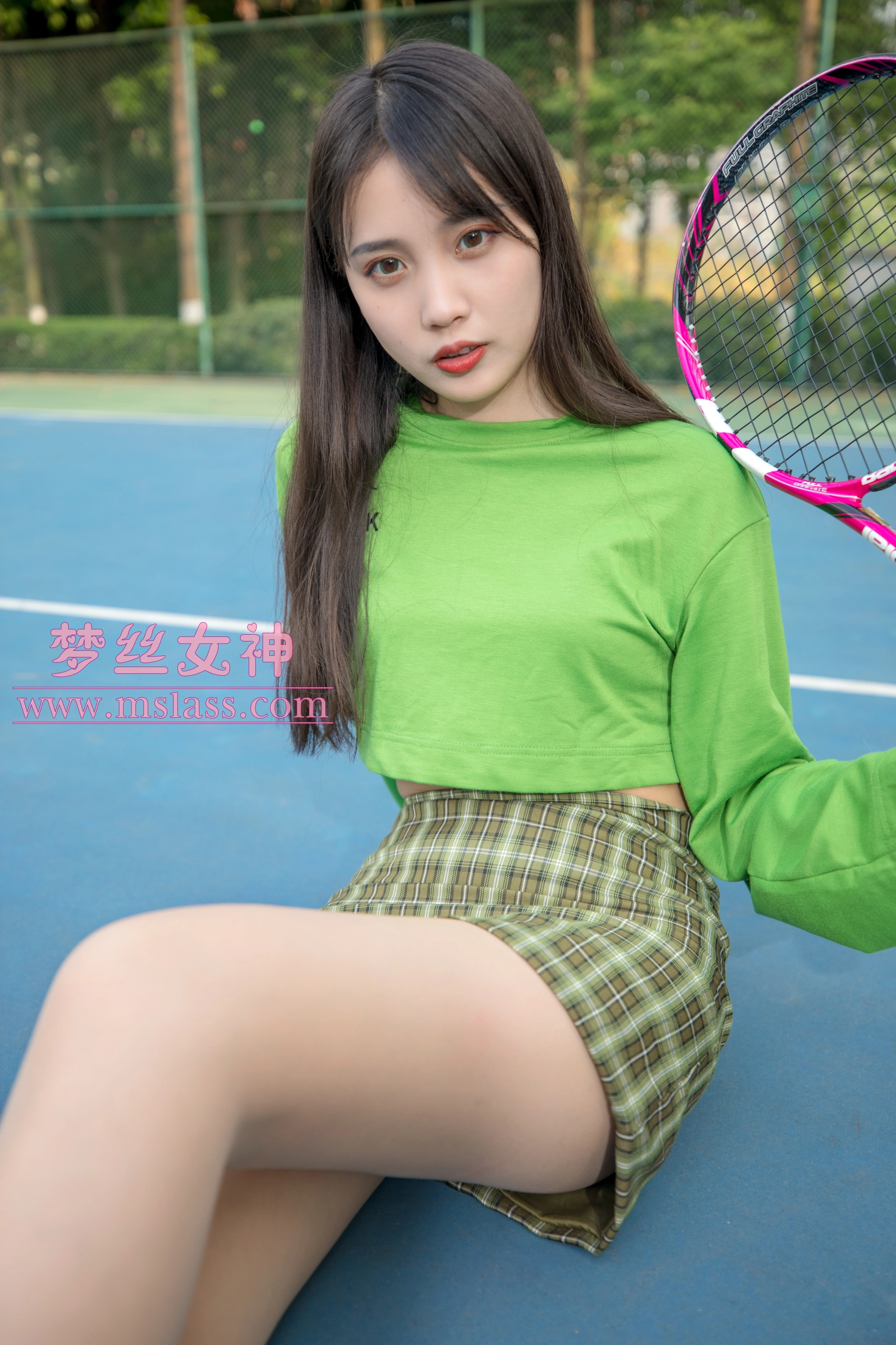 MSLASS梦丝女神 - 2019.05.16 NO.017 香萱 网球少女 2